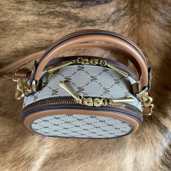 FIDM YIQBEI Monogram Round Crossbody Handbag - Picture 7 of 11